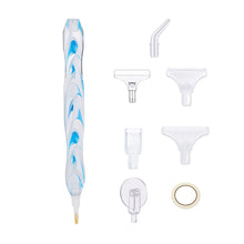 Load image into Gallery viewer, Corrugated Pattern Diamonds Painting Pen DIY Mosaic Pen Rotary Push for Kid Gift
