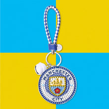 Load image into Gallery viewer, DIY Diamonds Painting Keychain Football Club Badge Round Drill Art Crafts Decor
