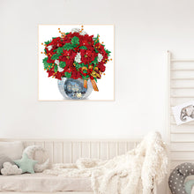 Load image into Gallery viewer, Diamond Painting - Partial Special Shaped - exquisite vase bouquet (30*30CM)
