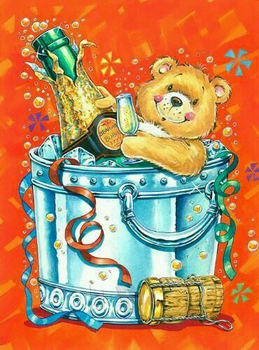 Diamond Painting - Full Round - christmas bear (30*40cm)