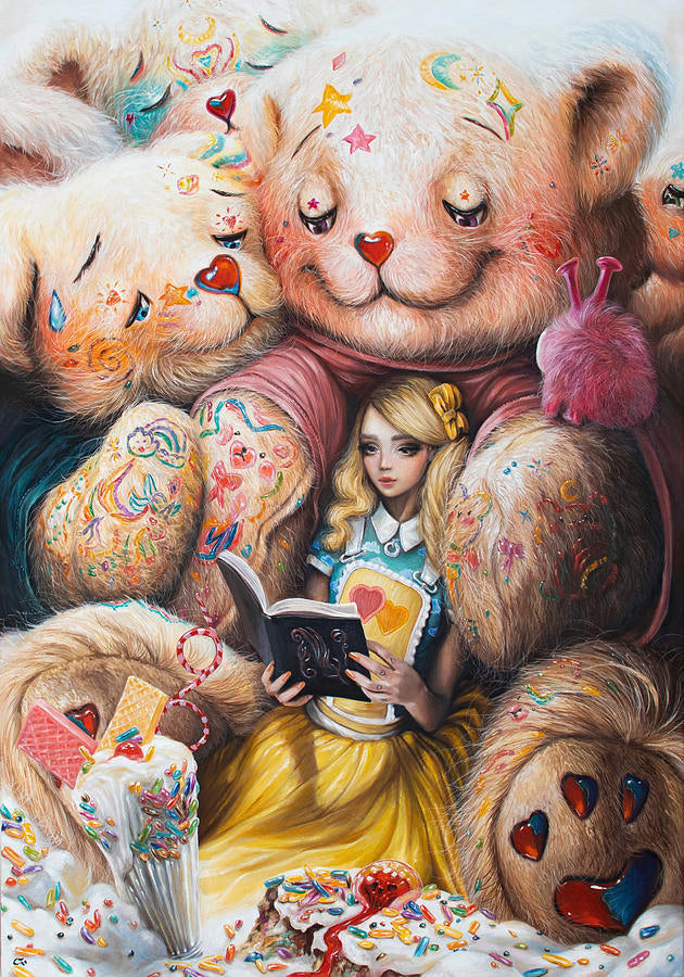 Diamond Painting - Full Round - Alice in Wonderland (30*40CM)