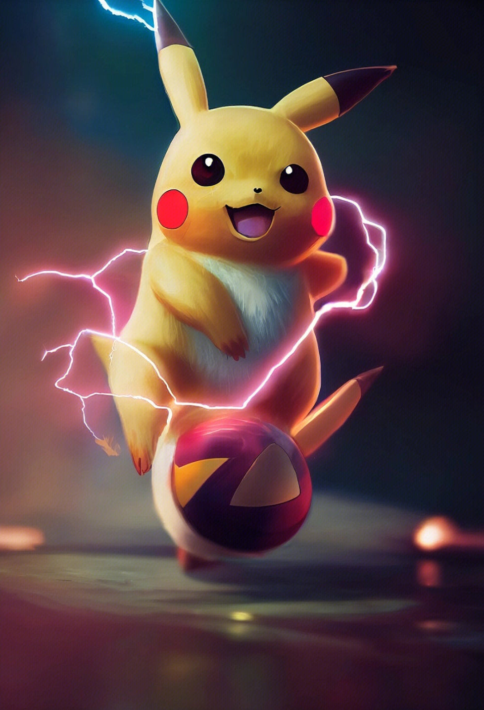 AB Diamond Painting - Full Round - Pikachu (40*58cm)