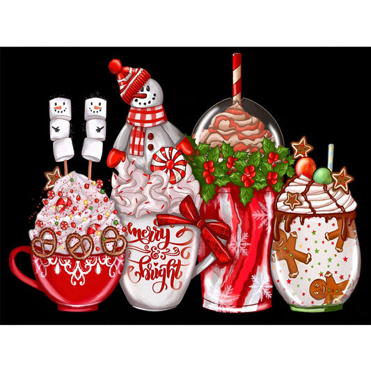 Diamond Painting - Full Round - Christmas tea (40*30CM)