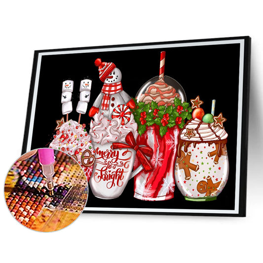Diamond Painting - Full Round - Christmas tea (40*30CM)