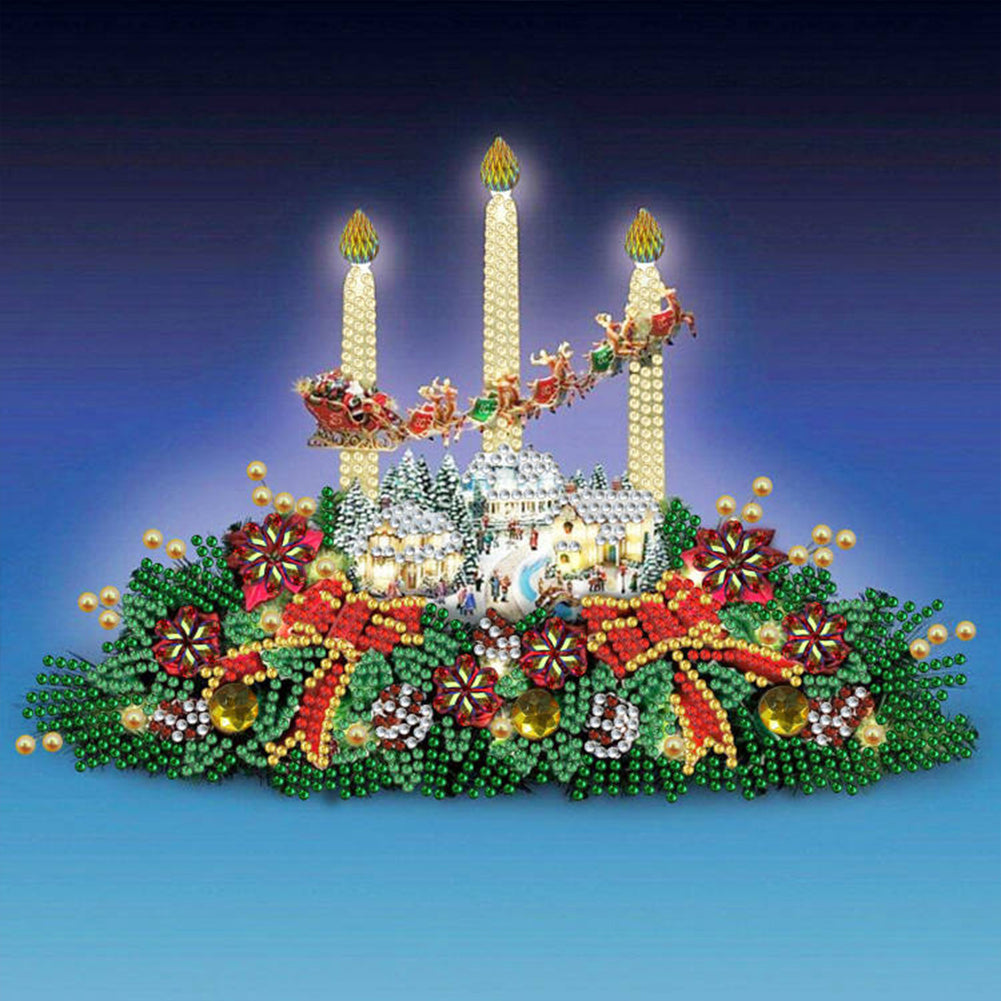 Diamond Painting - Partial Special Shaped - Christmas ornaments (30*30CM)