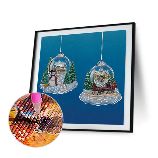 Diamond Painting - Partial Special Shaped - Christmas ornaments (30*30CM)