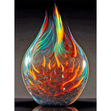 Load image into Gallery viewer, Diamond Painting - Full Round - glass fire sculpture (30*40CM)
