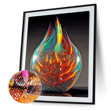 Load image into Gallery viewer, Diamond Painting - Full Round - glass fire sculpture (30*40CM)
