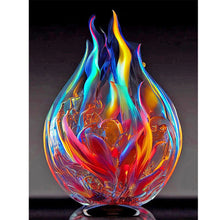 Load image into Gallery viewer, Diamond Painting - Full Round - glass fire sculpture (30*40CM)
