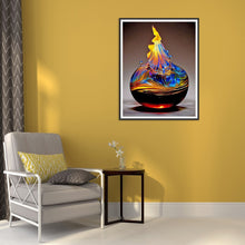 Load image into Gallery viewer, Diamond Painting - Full Round - glass fire sculpture (30*40CM)
