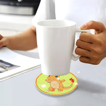 Load image into Gallery viewer, 6pcs DIY Diamonds Painting Coaster Cartoon Pikachu Wooden for Kids Gifts (Y1107)
