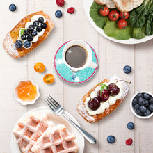 Load image into Gallery viewer, 6pcs DIY Diamonds Painting Coaster Cartoon Pikachu Wooden for Kids Gifts (Y1107)
