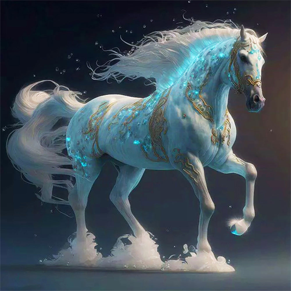 Diamond Painting - Full Round - zodiac horse (30*30CM)