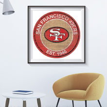 Load image into Gallery viewer, Diamond Painting - Full Round - san francisco 49ers football team (30*30CM)
