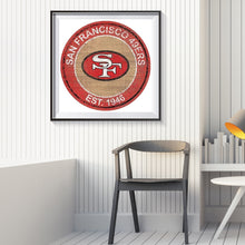 Load image into Gallery viewer, Diamond Painting - Full Round - san francisco 49ers football team (30*30CM)
