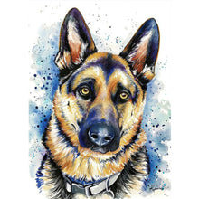 Load image into Gallery viewer, Diamond Painting - Full Round - german shepherd (30*40CM)
