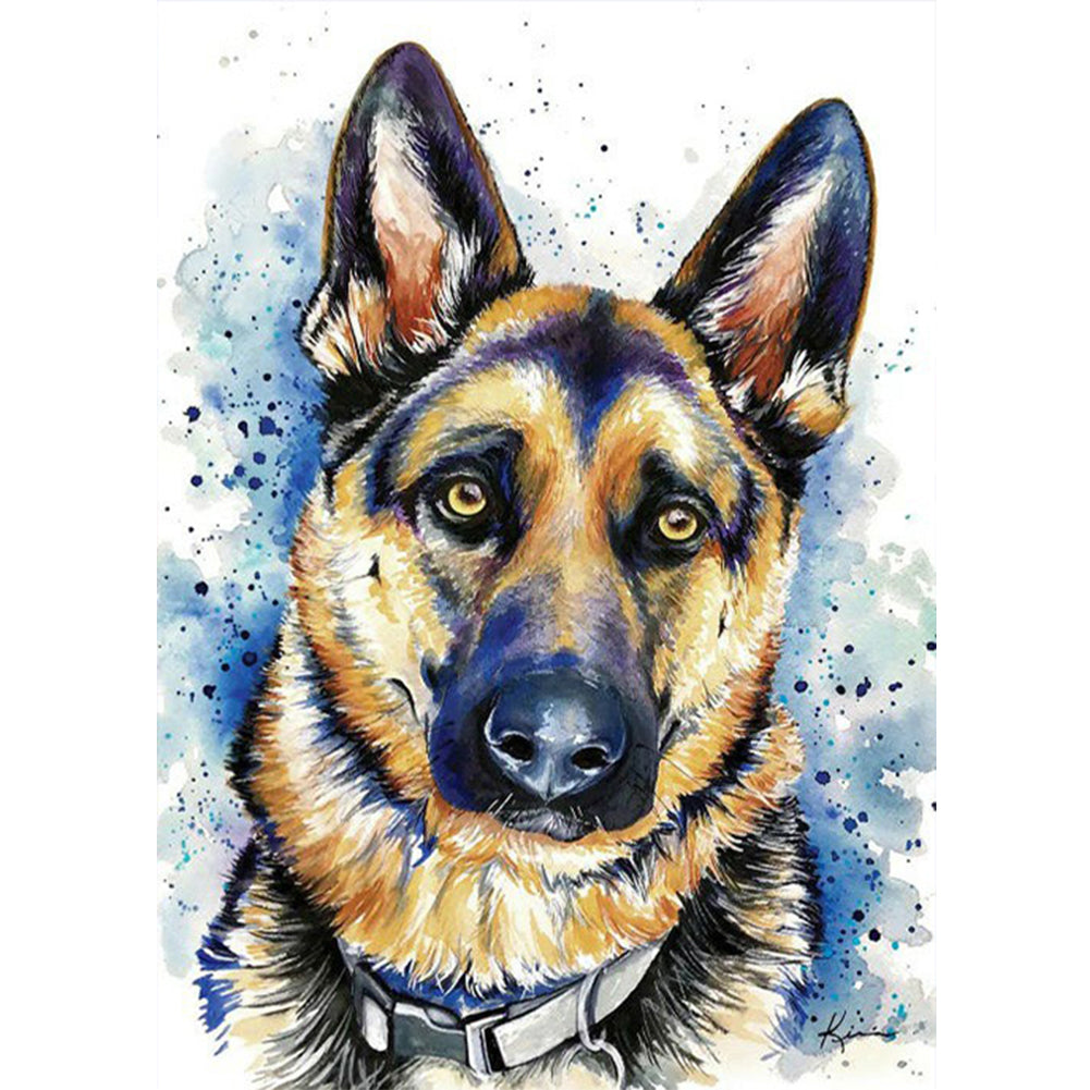 Diamond Painting - Full Round - german shepherd (30*40CM)