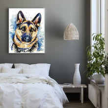 Load image into Gallery viewer, Diamond Painting - Full Round - german shepherd (30*40CM)
