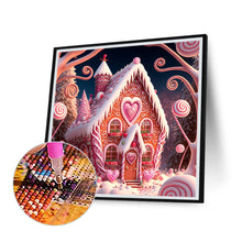 Load image into Gallery viewer, Diamond Painting - Full Round - Candy Gingerbread House (40*40CM)
