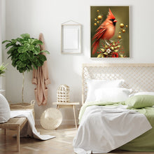 Load image into Gallery viewer, Diamond Painting - Full Round - cardinal bird (30*40CM)
