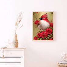 Load image into Gallery viewer, Diamond Painting - Full Round - cardinal bird (30*40CM)
