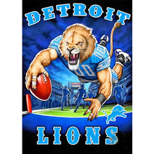 Load image into Gallery viewer, Diamond Painting - Full Round - detroit lions football team (30*40CM)
