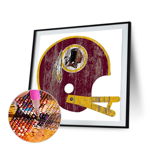 Diamond Painting - Full Round - washington commanders american football team soccer team (30*30CM)