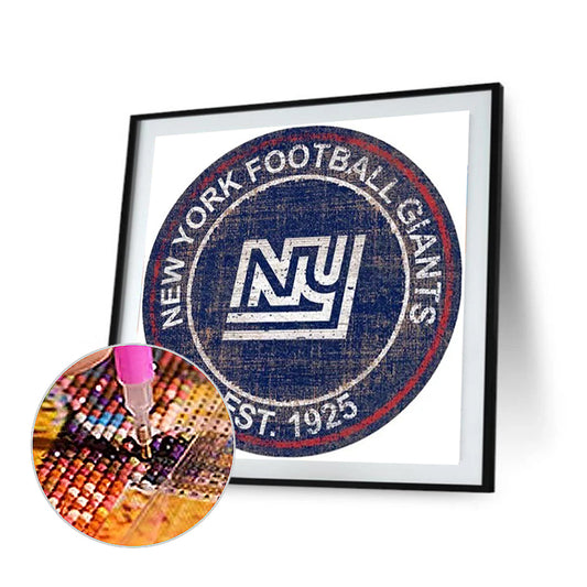Diamond Painting - Full Round - new york giants football team (30*30CM)