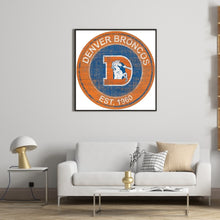 Load image into Gallery viewer, Diamond Painting - Full Round - denver broncos football team (30*30CM)
