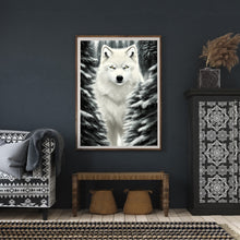 Load image into Gallery viewer, Diamond Painting - Full Round - arctic wolf (30*40CM)
