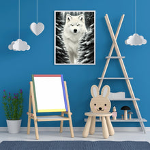 Load image into Gallery viewer, Diamond Painting - Full Round - arctic wolf (30*40CM)
