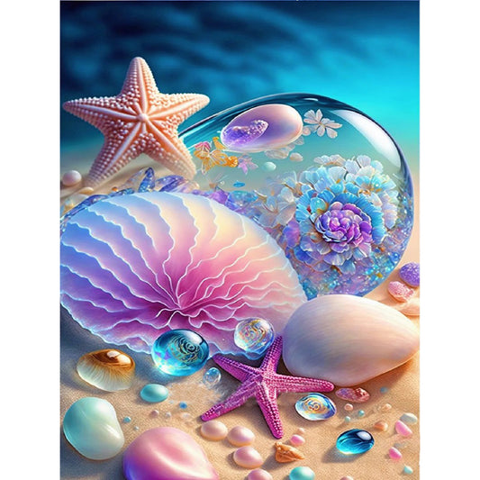 Diamond Painting - Full Round - beach scenery (30*40CM)
