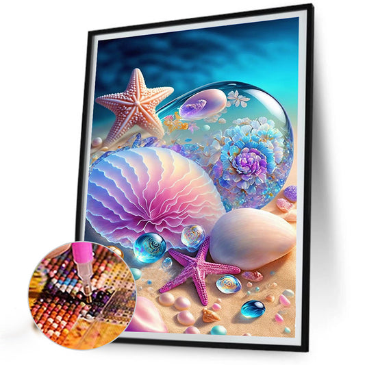 Diamond Painting - Full Round - beach scenery (30*40CM)
