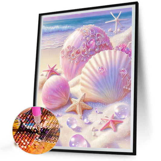 Diamond Painting - Full Round - beach scenery (30*40CM)