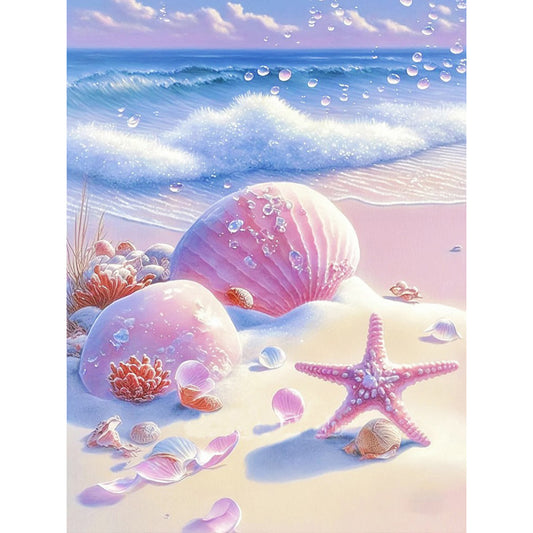 Diamond Painting - Full Round - beach scenery (30*40CM)