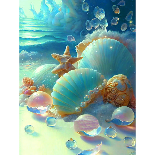 Diamond Painting - Full Round - beach scenery (30*40CM)