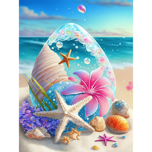 Diamond Painting - Full Round - beach scenery (30*40CM)