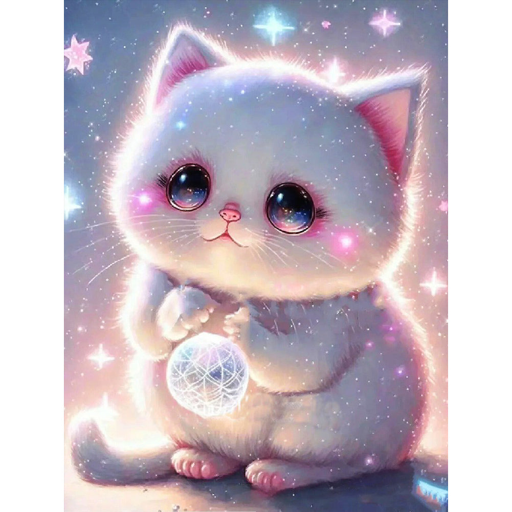 Diamond Painting - Full Round - dream cat (30*40CM)