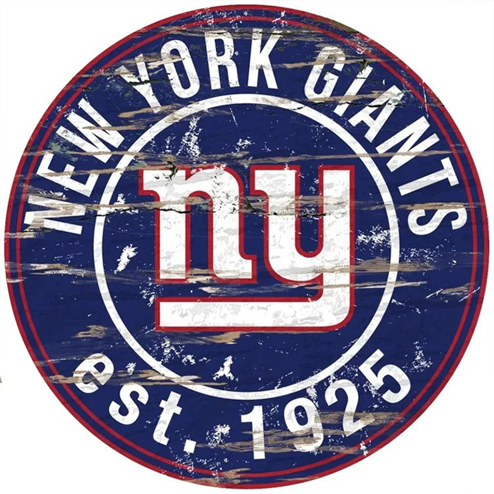 Diamond Painting - Full Round - new york giants football team (30*30CM)