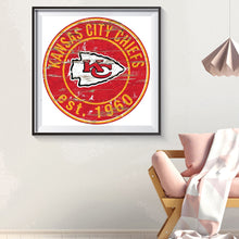 Load image into Gallery viewer, Diamond Painting - Full Round - kansas city chiefs football team (30*30CM)
