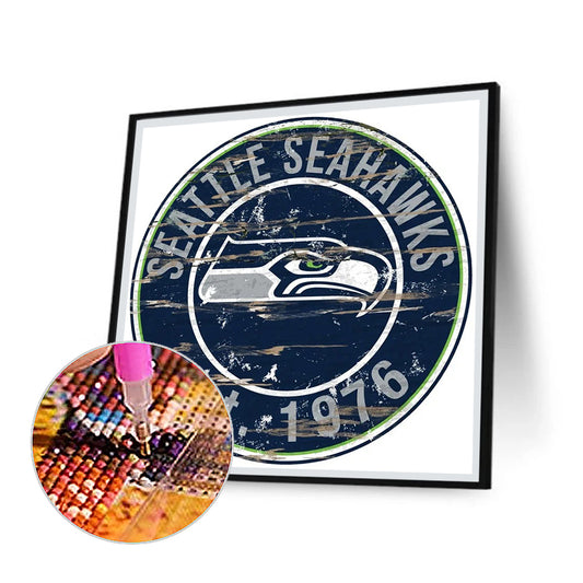 Diamond Painting - Full Round - seattle seahawks football team (30*30CM)