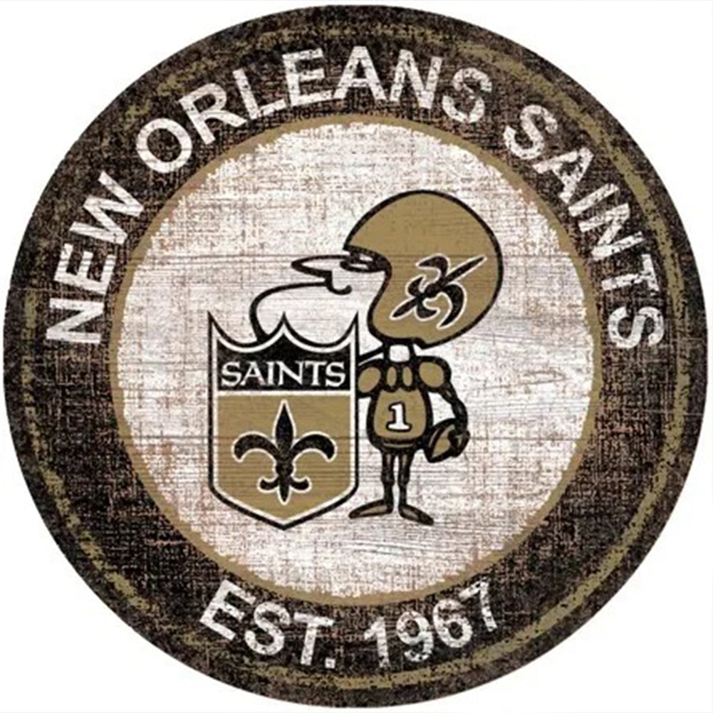 Diamond Painting - Full Round - new orleans saints football team (30*30CM)