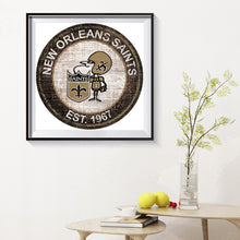 Load image into Gallery viewer, Diamond Painting - Full Round - new orleans saints football team (30*30CM)
