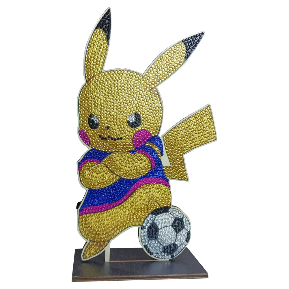 DIY Wooden Table Ornament Art Crafts Single Sided Home Decoration (GH030)