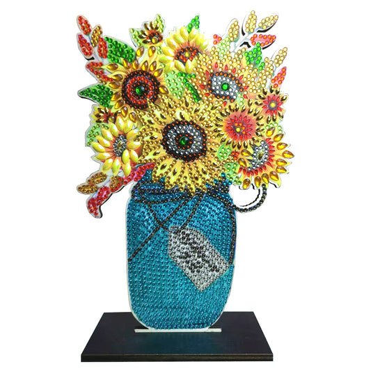 DIY Wooden Table Ornament Art Crafts Single Sided Home Decoration (GH009)