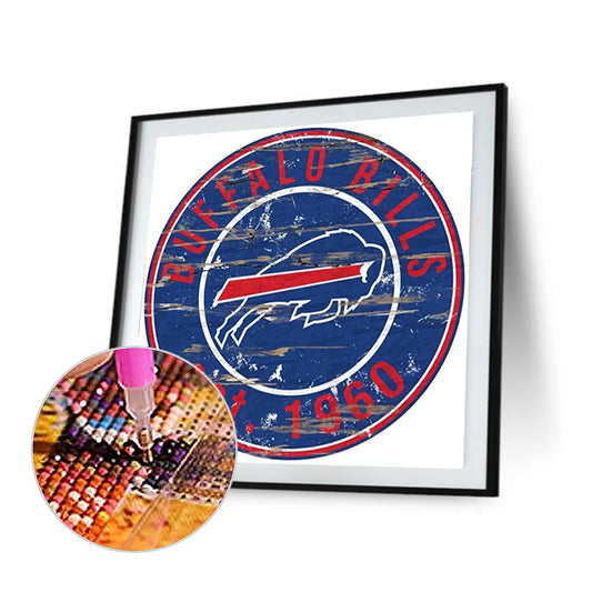 Diamond Painting - Full Round - buffalo bills football team (30*30CM)