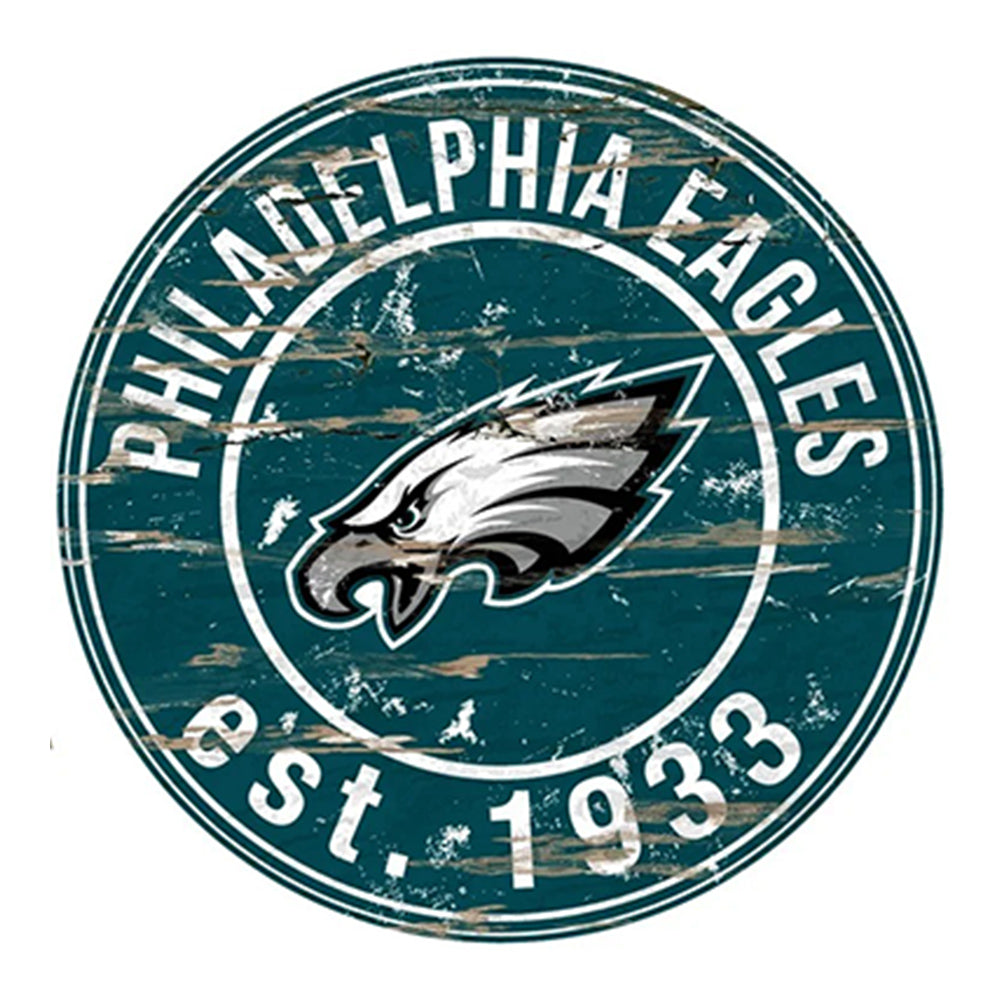 Diamond Painting - Full Round - philadelphia eagles football team (30*30CM)