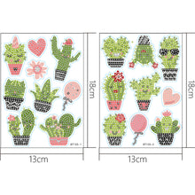 Load image into Gallery viewer, 2pcs Diamonds Art Mosaic Stickers Paint by Numbers DIY Home Decor (BT133)
