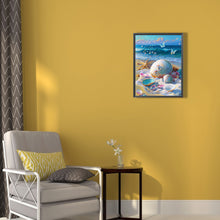 Load image into Gallery viewer, Diamond Painting - Full Round - beach scenery (30*40CM)
