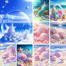 Load image into Gallery viewer, Diamond Painting - Full Round - beach scenery (30*40CM)
